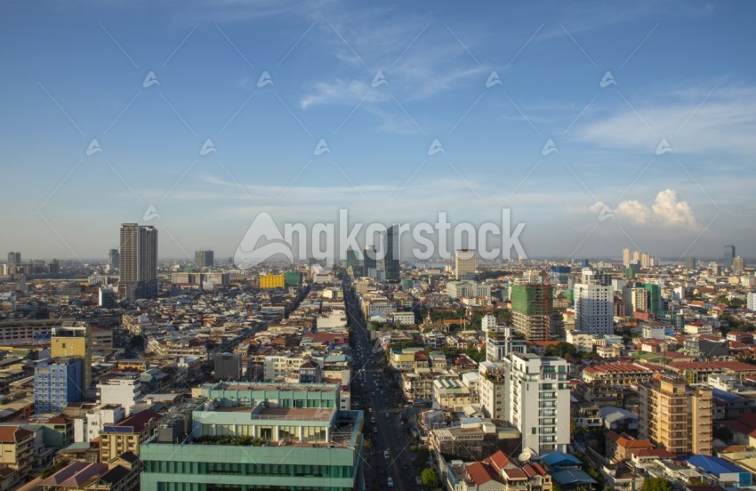 Phnom Penh Overview Daytime