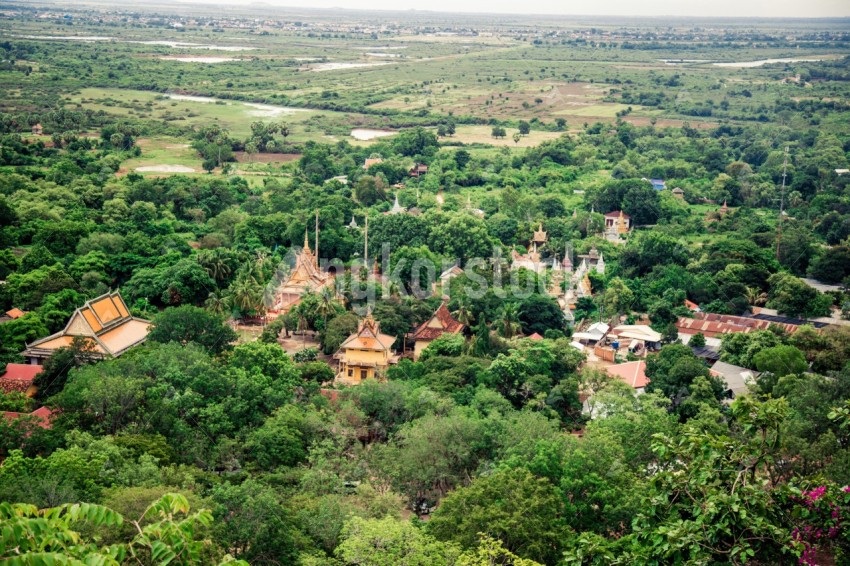 Khmer Pagoda front overview