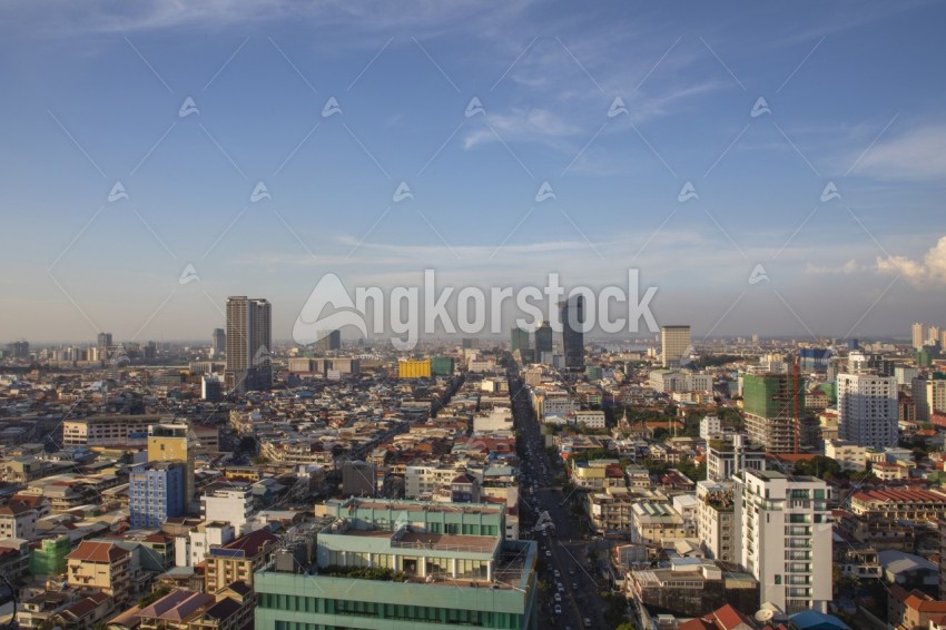 Phnom Penh Overview Daytime