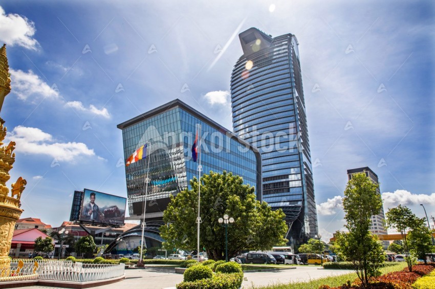 Day shoot skyscraper in Phnom Penh