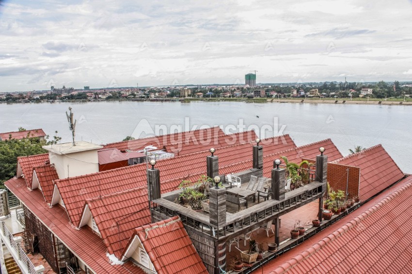 Phnom Penh Over View at Riverside - មាត់ទន្លេមើលពីលើ