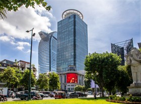 Day shoot skyscraper in Phnom Penh