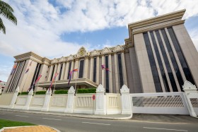 Peace building in Office of the Council of Minister - វិមានសន្តិភាព