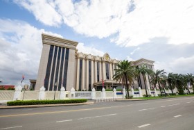 Peace building in Office of the Council of Minister - វិមានសន្តិភាព