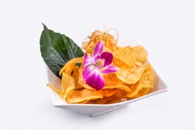 Fried potato chips - ដំឡូងបំពង