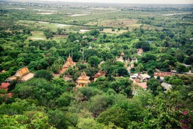 Khmer Pagoda front overview