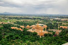 Khmer Pagoda front overview